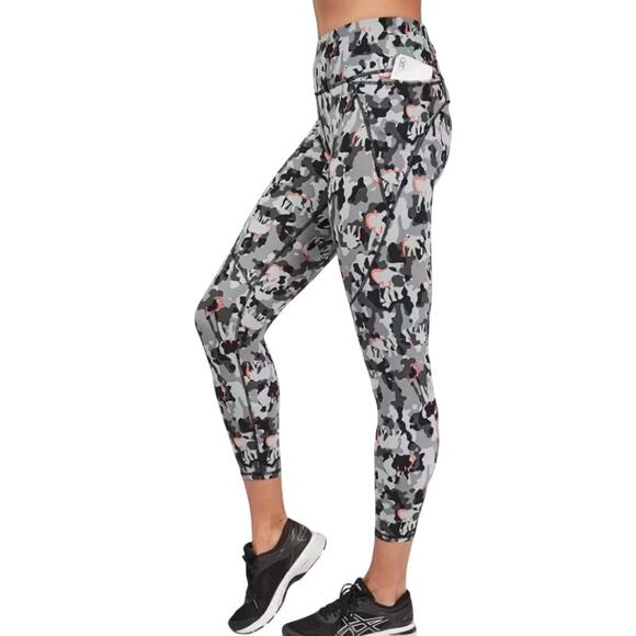 Sweaty Betty The Power 7/8 Length Elephant Camo High Rise Legging Black XXS - Picture 1 of 10